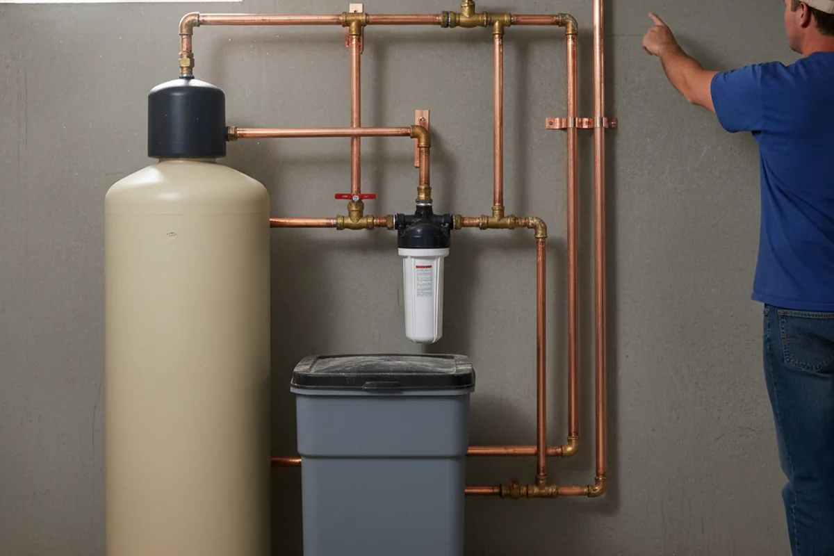 Whole-house water treatment system installed in Adams